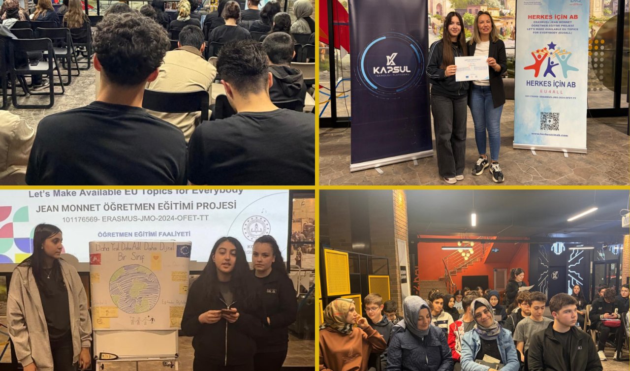 Genç AR-GE Kapsamında ERASMUS+ Jean Monnet etkinliği gerçekleştirildi