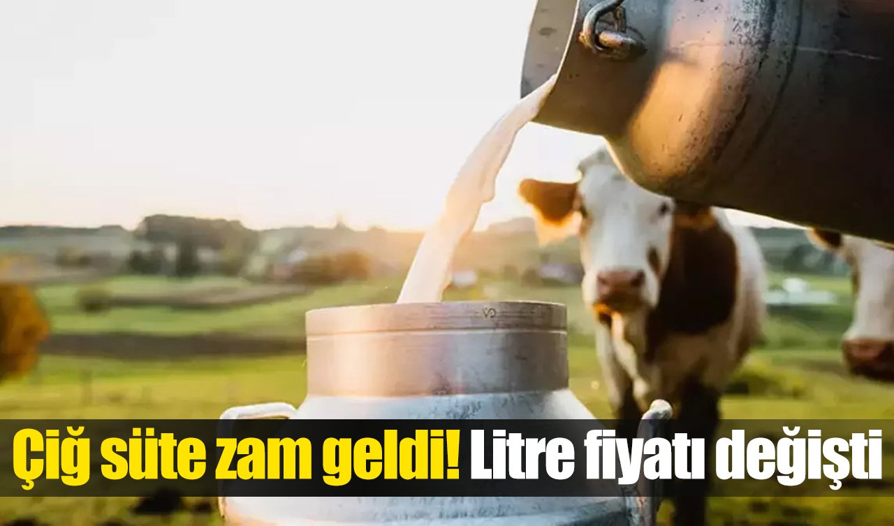 Çiğ süte zam geldi! Litre fiyatı değişti