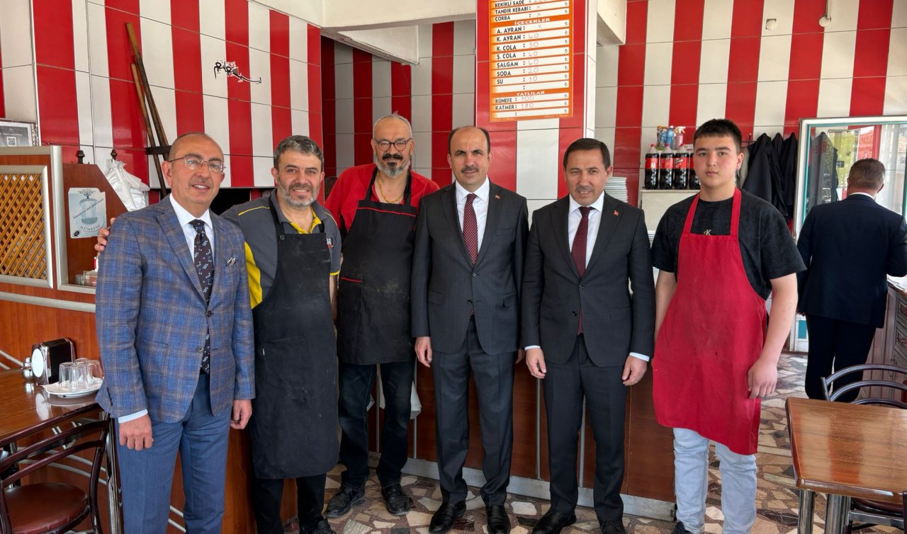 Konya’da başkanlardan esnaf ve vatandaş ziyareti 