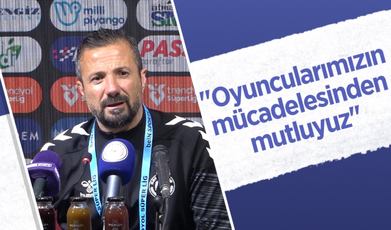 Konyaspor Yardımcı Antrenörü Osman Demir: “Oyuncularımızın mücadelesinden mutluyuz’’ 