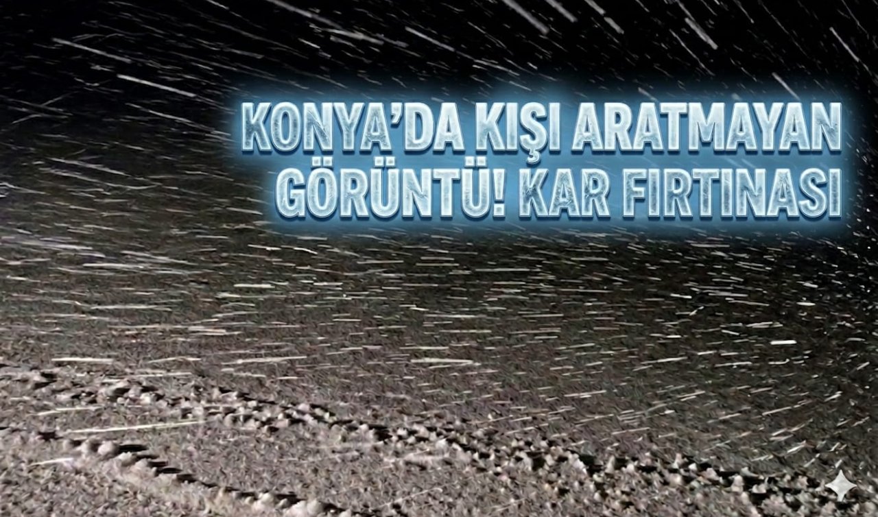 Konya’nın yüksek kesimleri kar altında! Kışı aratmayan görüntüler