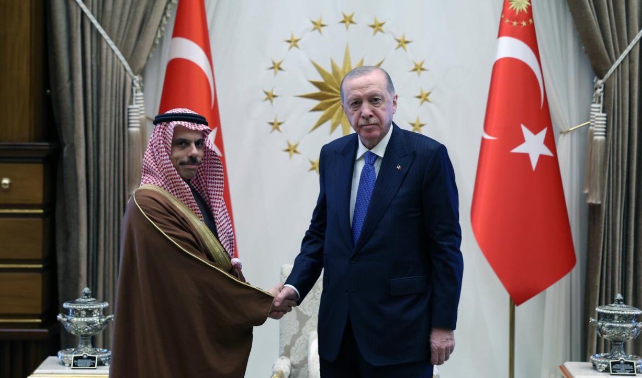 Cumhurbaşkanı Erdoğan Suudi Arabistan Dışişleri Bakanı’nı kabul etti