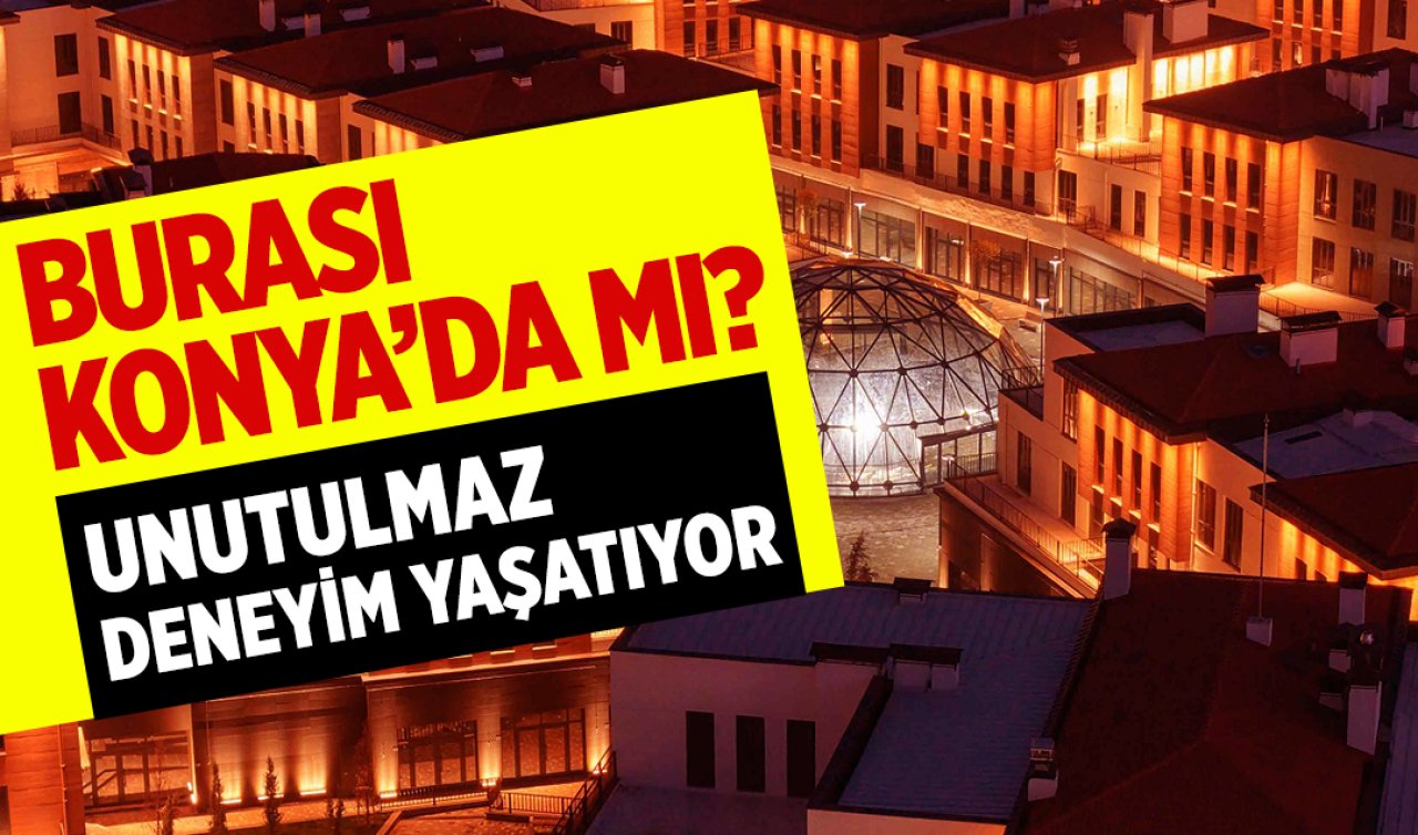 Konya’nın yeni simgesi oldu! Gören hayran kalıyor