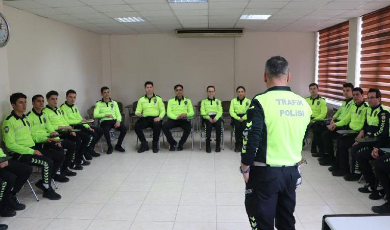 Trafik polisleri 24 farklı eğitimle göreve hazırlanıyor