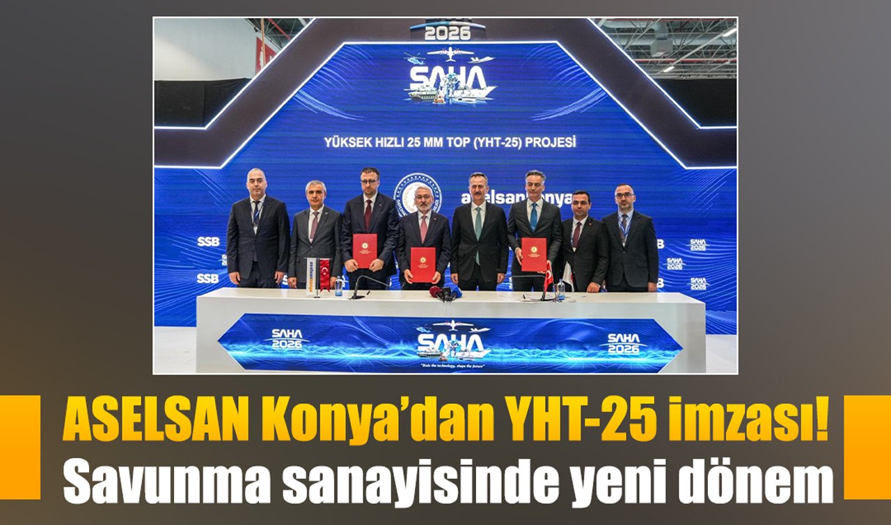 ASELSAN Konya’dan YHT-25 imzası! Savunma sanayisinde yeni dönem
