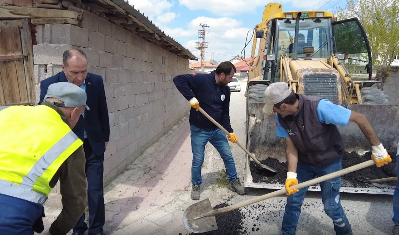 Çumra Belediyesi sahada: Başkan Aydın çalışmaları yerinde incelendi