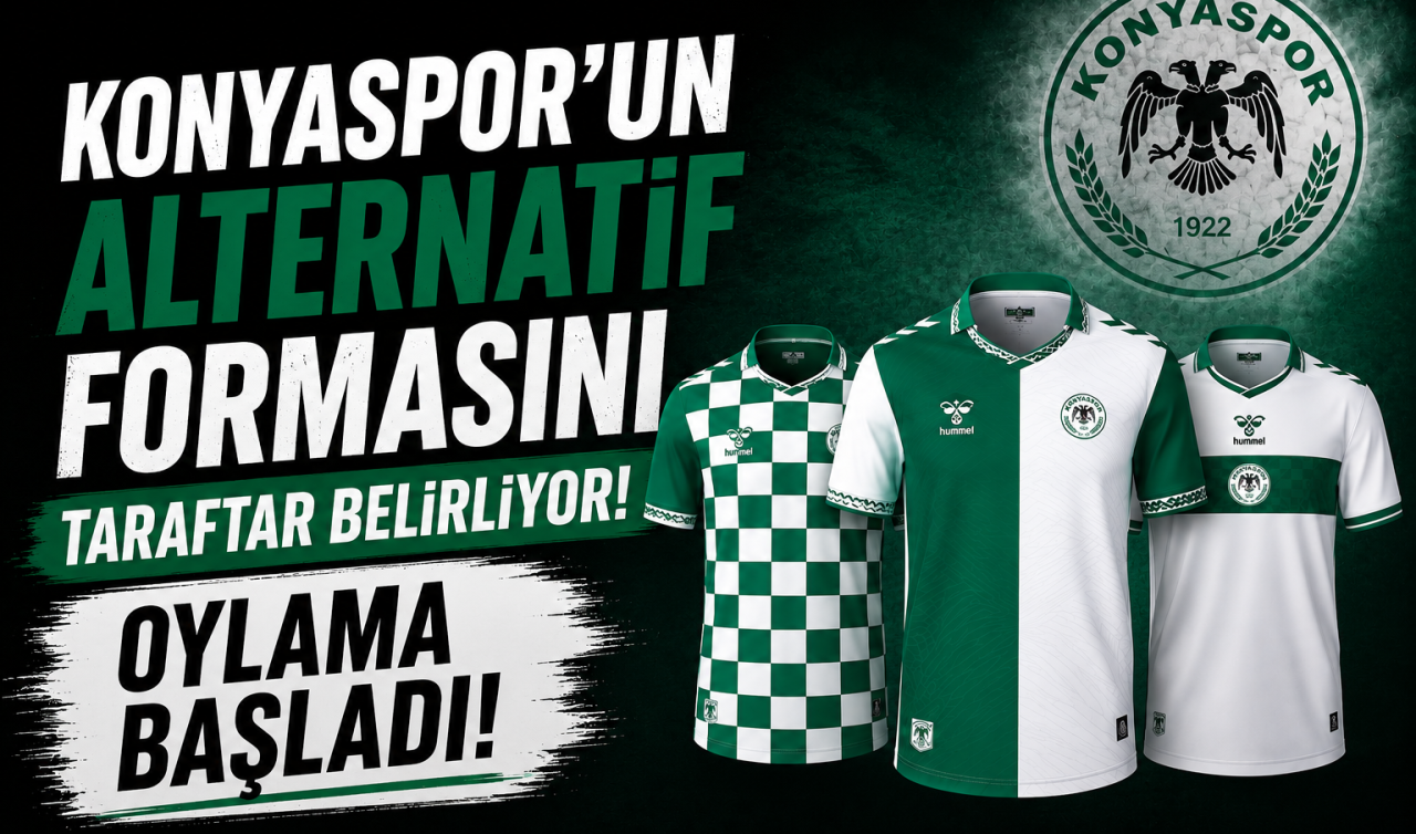 Konyaspor’un alternatif formasını taraftar belirliyor! Oylama başladı 