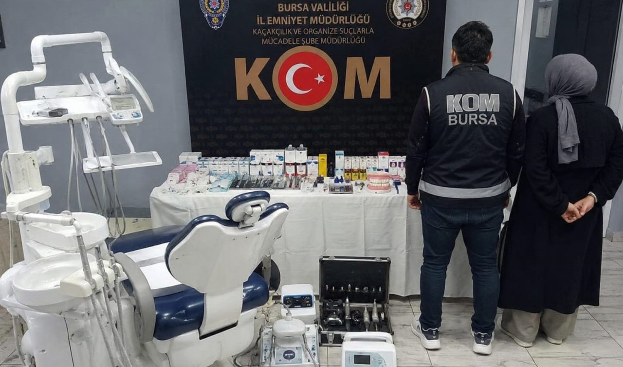 Sahte diş hekimlerinin işlettiği kaçak muayenehaneye baskın: 2 gözaltı