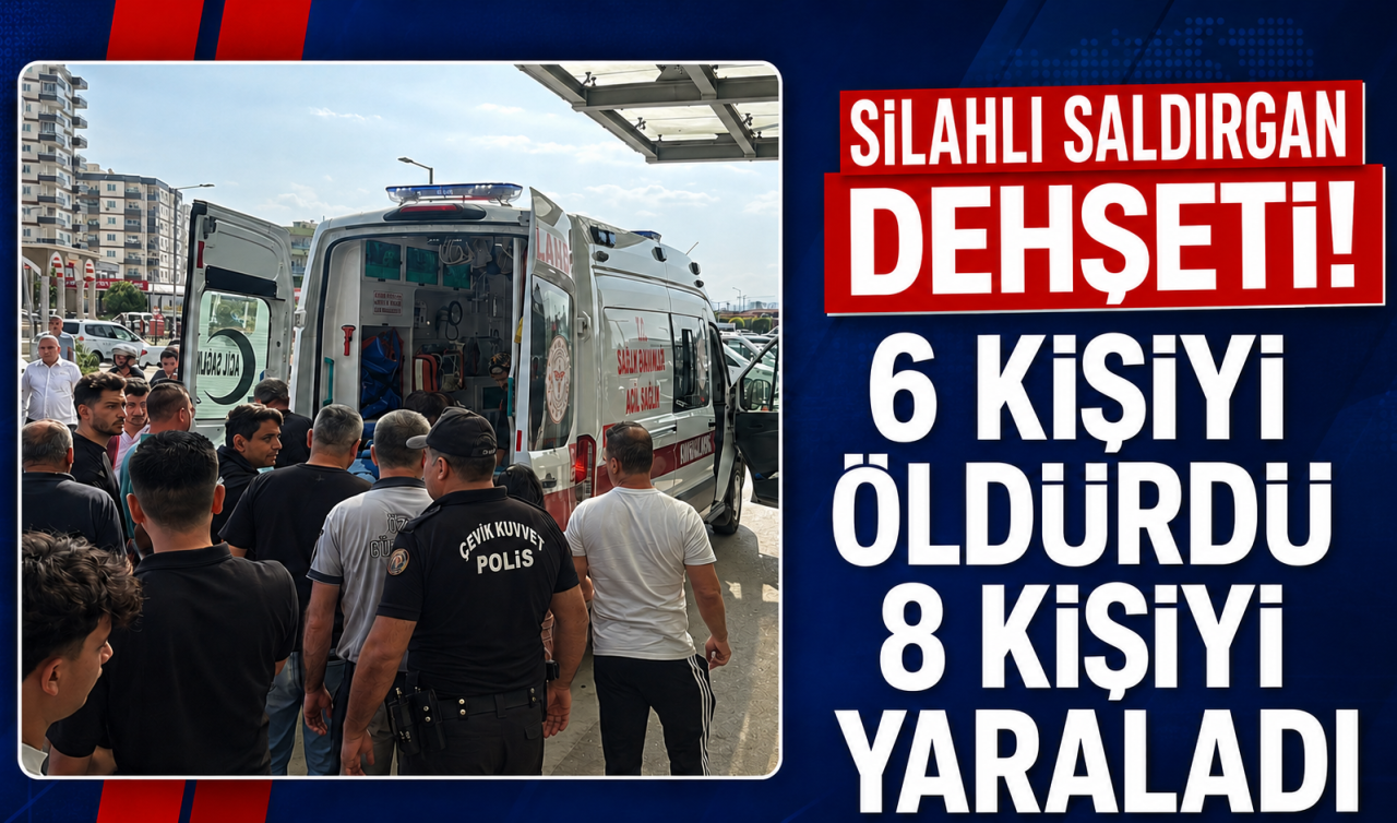 Silahlı saldırgan dehşeti! 6 kişiyi öldürdü 8 kişiyi yaraladı