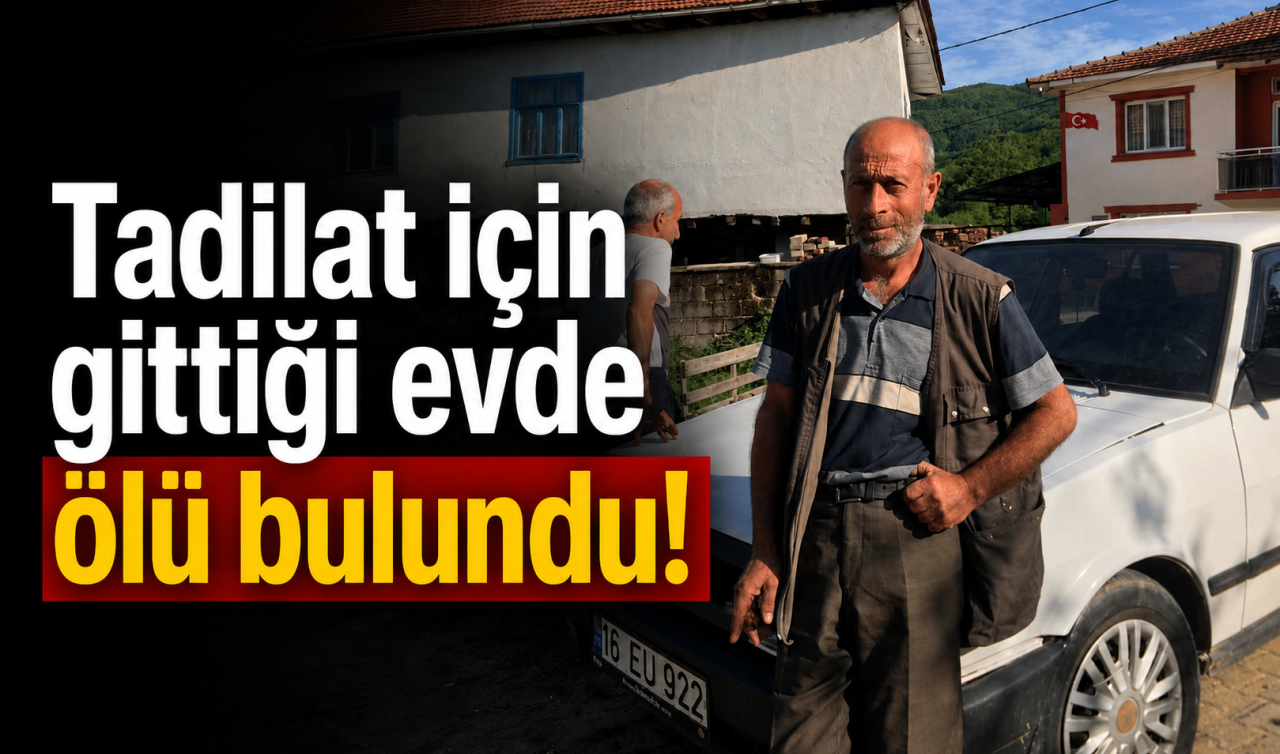 Tadilat için gittiği evde hayatını kaybetti