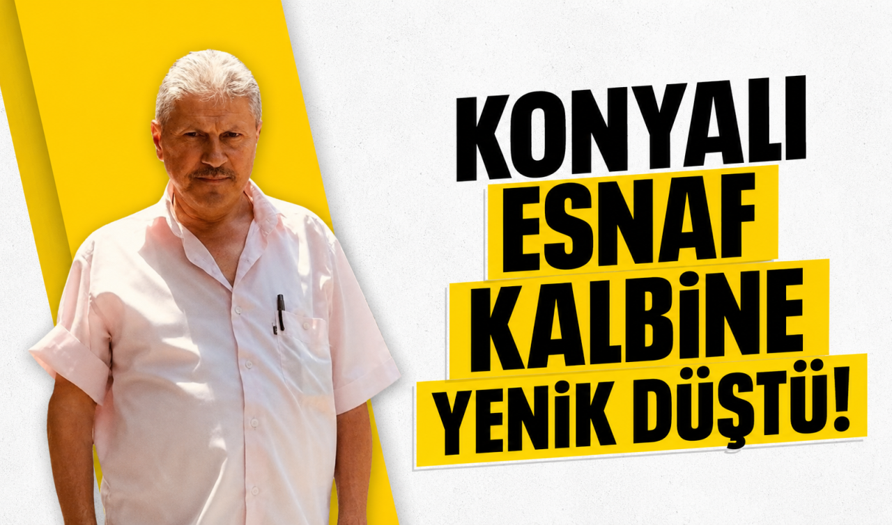 Konyalı esnaf kalbine yenik düştü! 