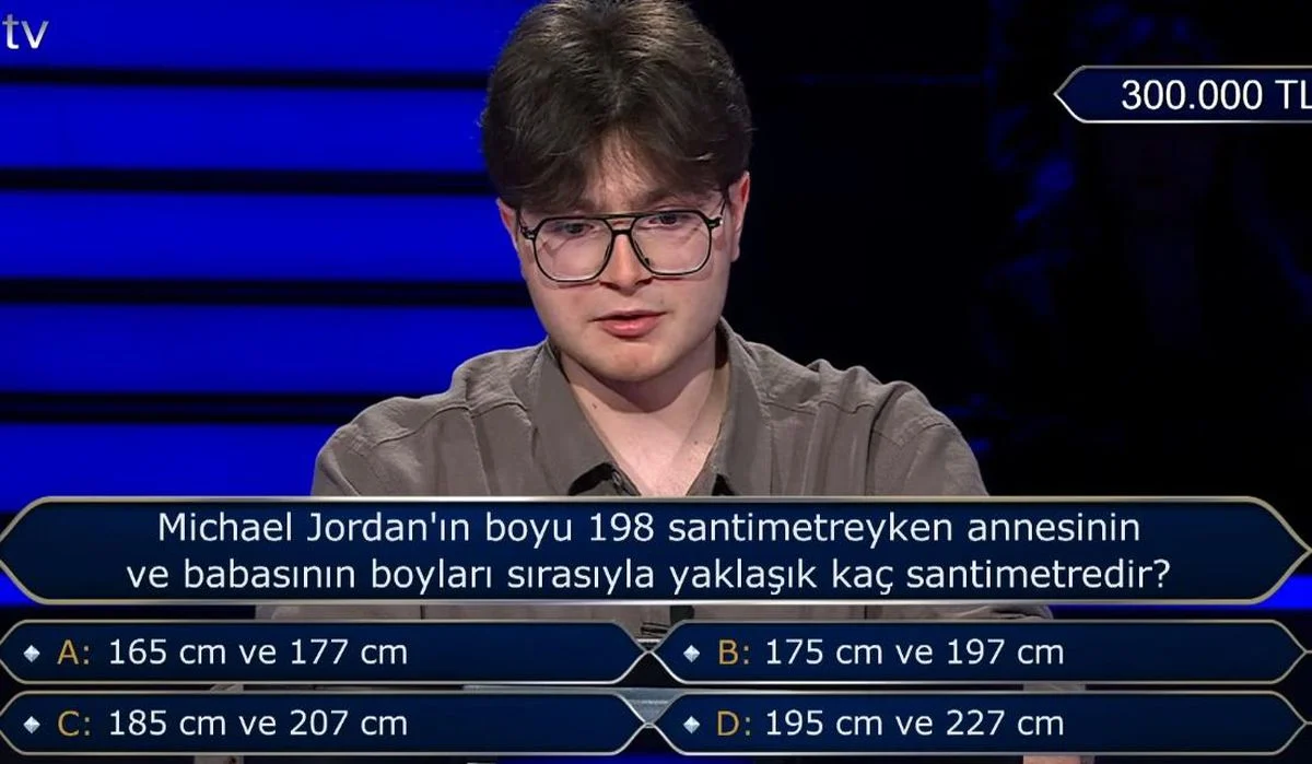 Michael Jordan annesinin babasını boyu kaç cm, Michael Jordan’ın boyu 198 santimetreyken annesinin ve babasının boyları sırasıyla yaklaşık kaç cm’dir?