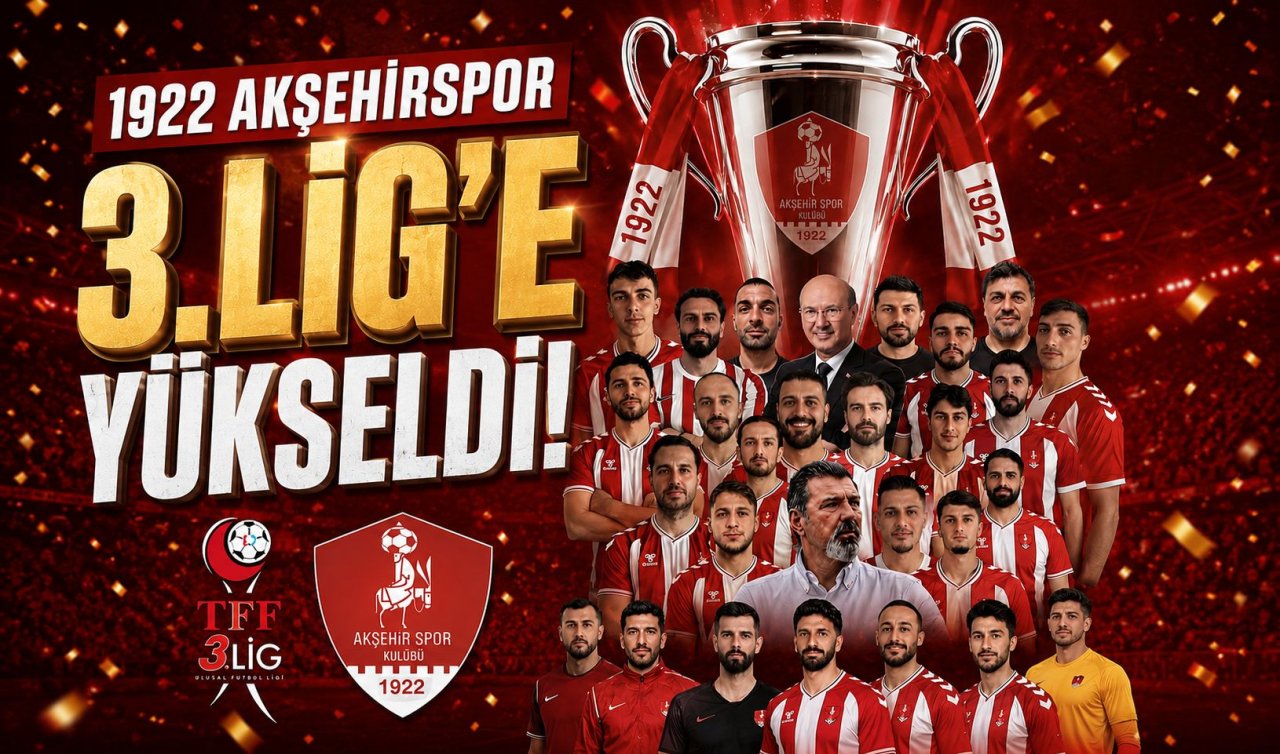 1922 Akşehirspor 3.Lig’e yükseldi 