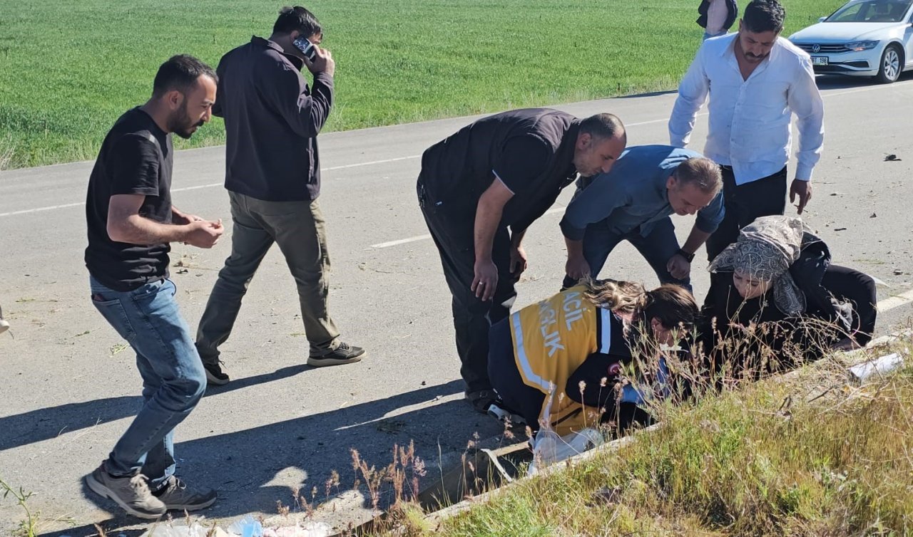 Bayram ziyaretinde dönenlerin içerisinde bulunduğu araç kaza yaptı: 3 yaralı