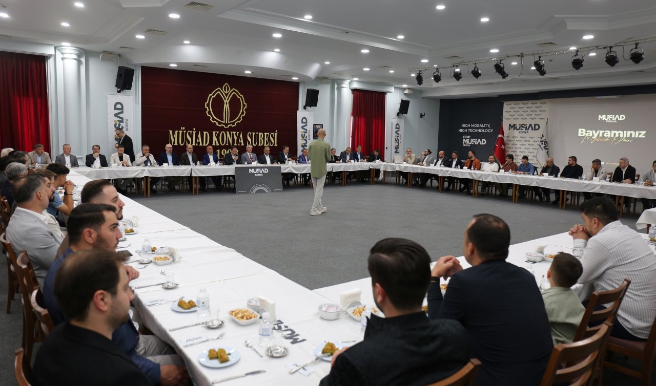 MÜSİAD Konya bayramlaşma programı yoğun katılımla gerçekleşti