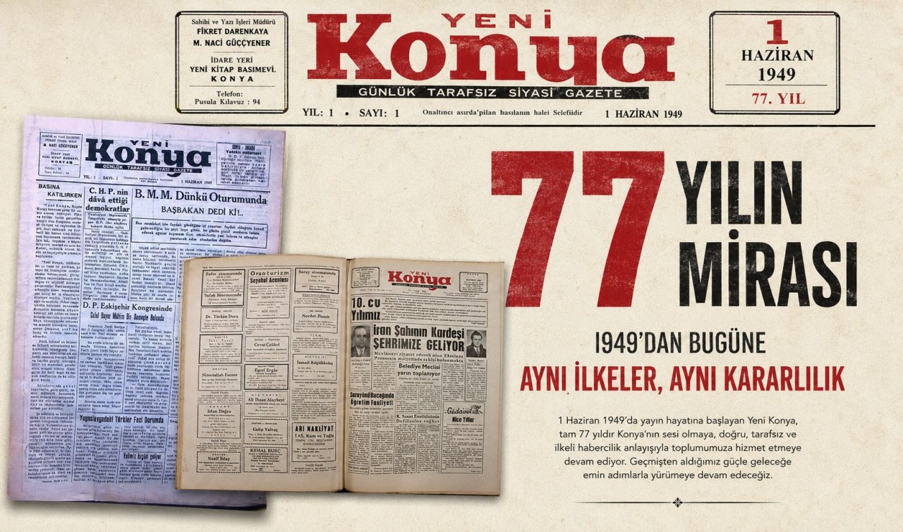 Yeni Konya 77 yaşında