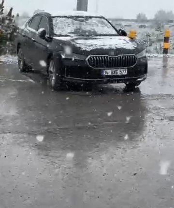 Yaylada aniden bastıran kar çobanlara zor anlar yaşattı