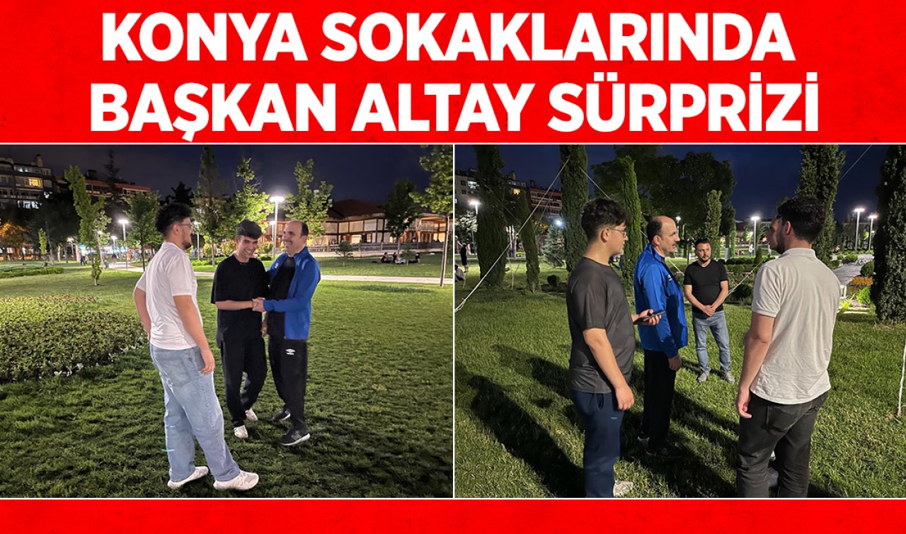Kravatı çıkardı, sahaya indi: Başkan Altay vatandaşlarla buluştu