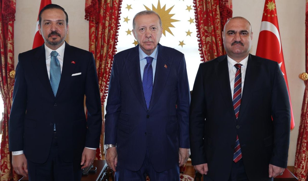Cumhurbaşkanı Erdoğan Kerkük Valisi Ağa’yı kabul etti