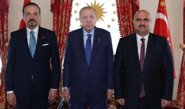 Cumhurbaşkanı Erdoğan Kerkük Valisi Ağa’yı kabul etti