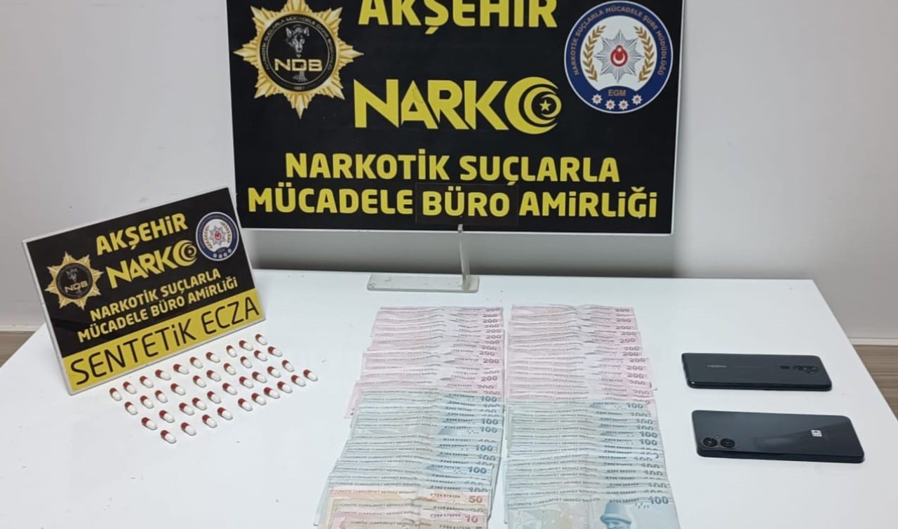 Akşehir’de uyuşturucu operasyonu: 1 tutuklama