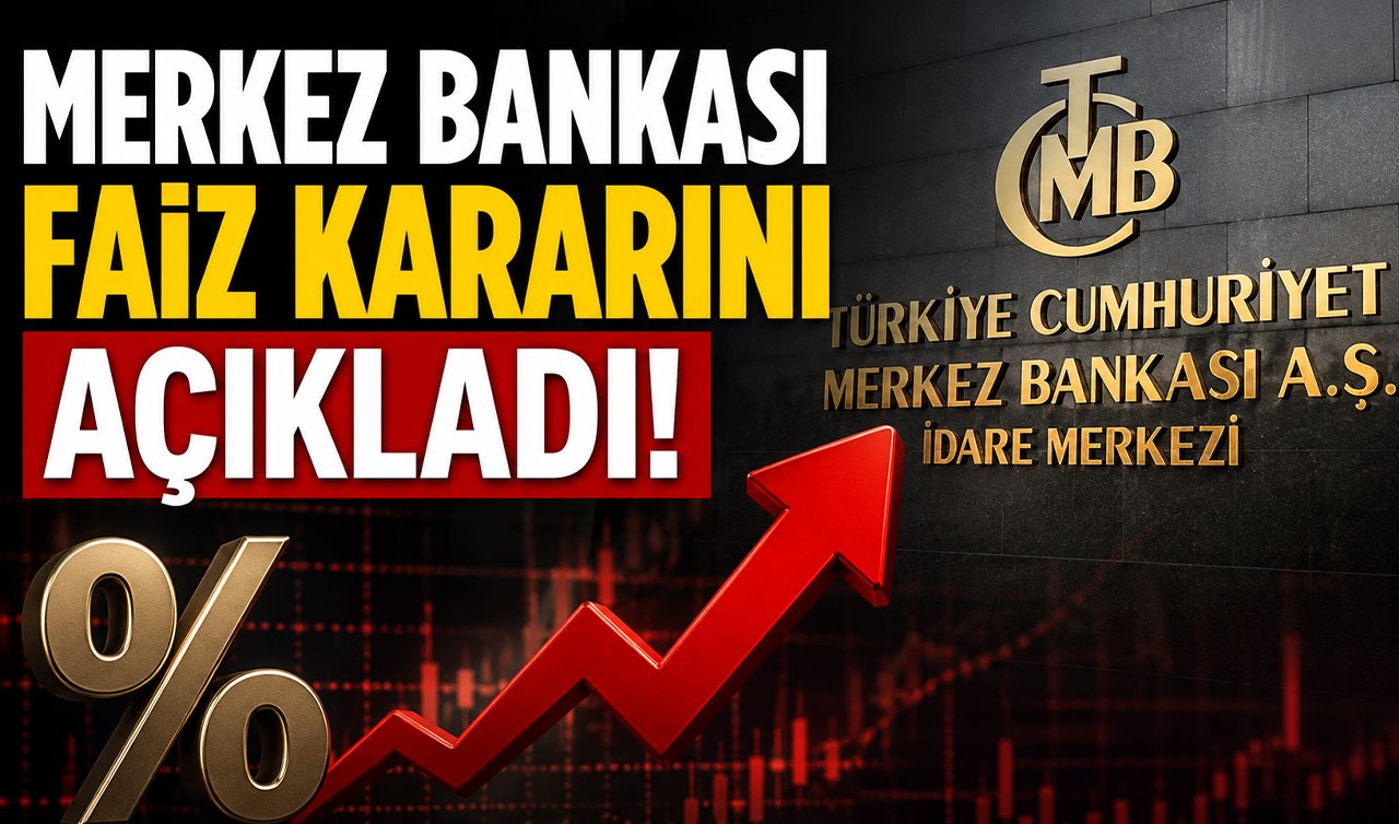Merkez Bankası faiz kararını açıkladı!