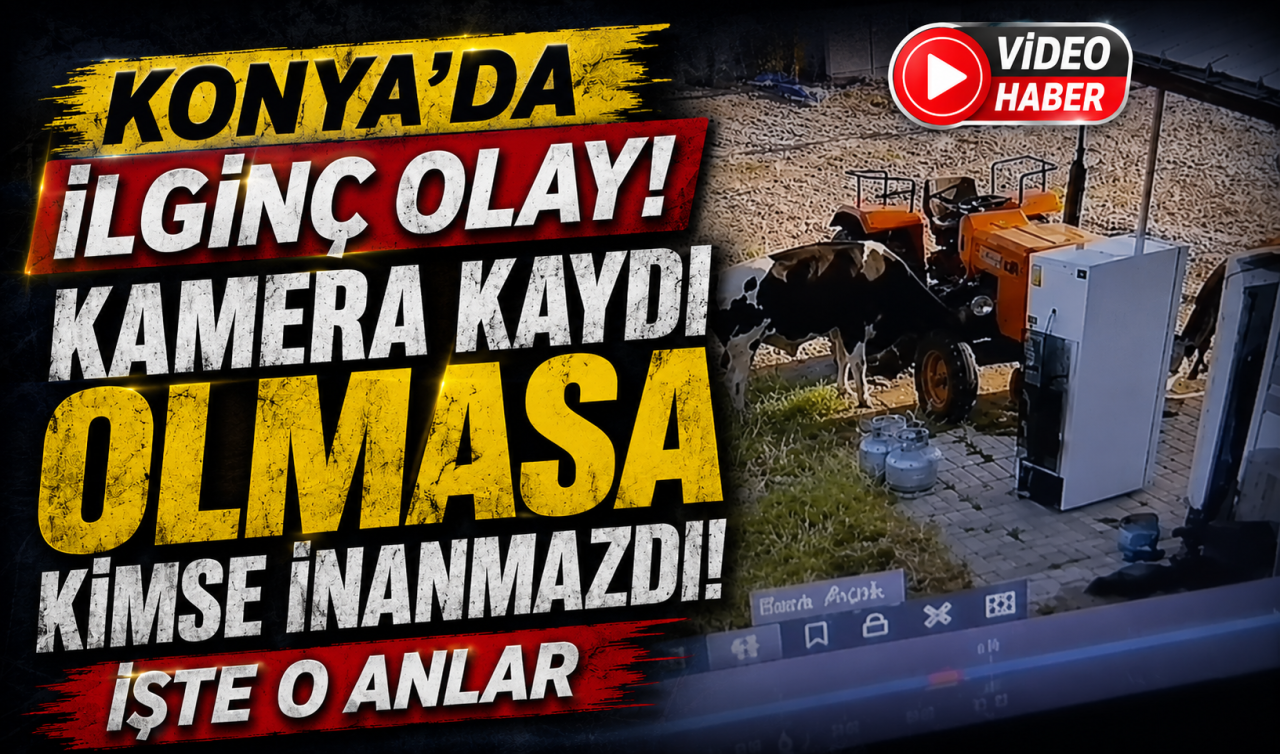 Konya’da ilginç olay! Kamera kaydı olmasa kimse inanmazdı: İşte o anlar