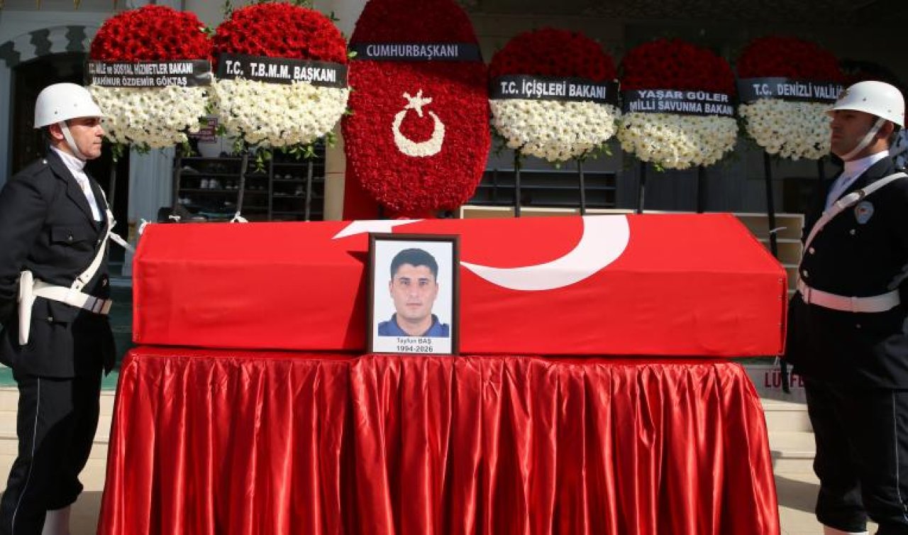 Şehit polisimiz Denizli’de son yolculuğuna uğurlandı