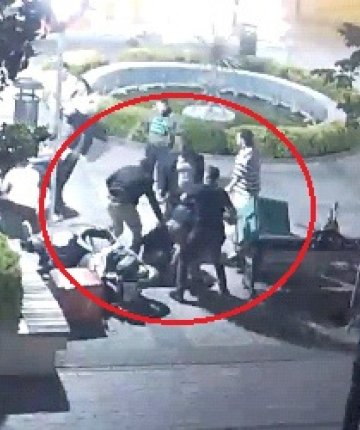 İşverenler ile motokuryelerin kavgası kamerada: 10 gözaltı