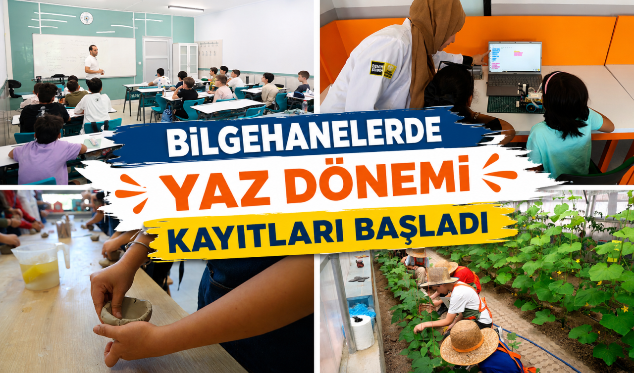Bilgehanelerde yaz dönemi kayıtları başladı