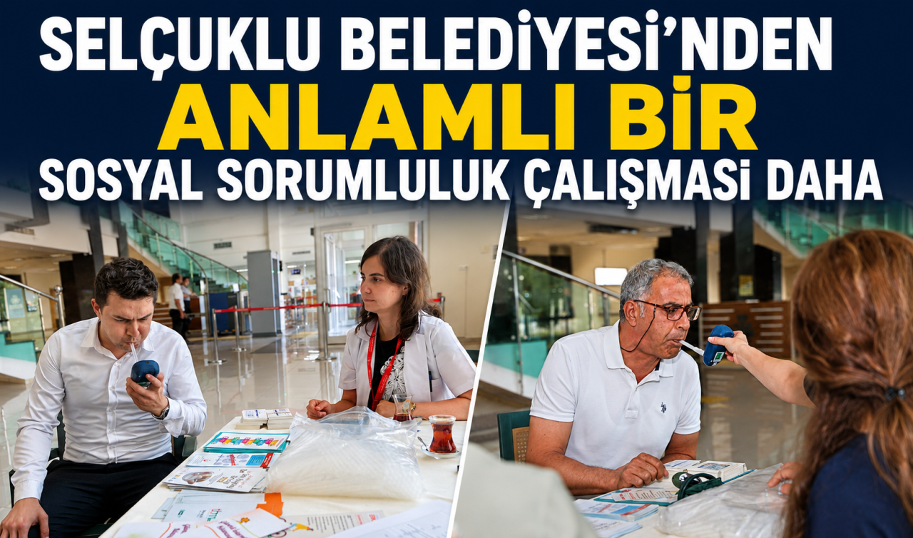 Selçuklu Belediyesi’nden anlamlı bir sosyal sorumluluk çalışması daha