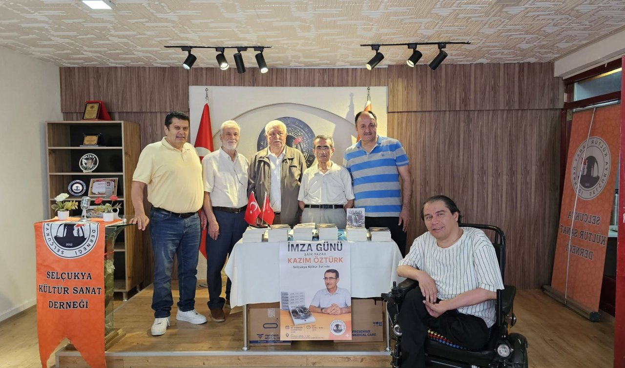 Kazım Öztürk Selçukya Kültür Evi’nde okurlarıyla buluştu