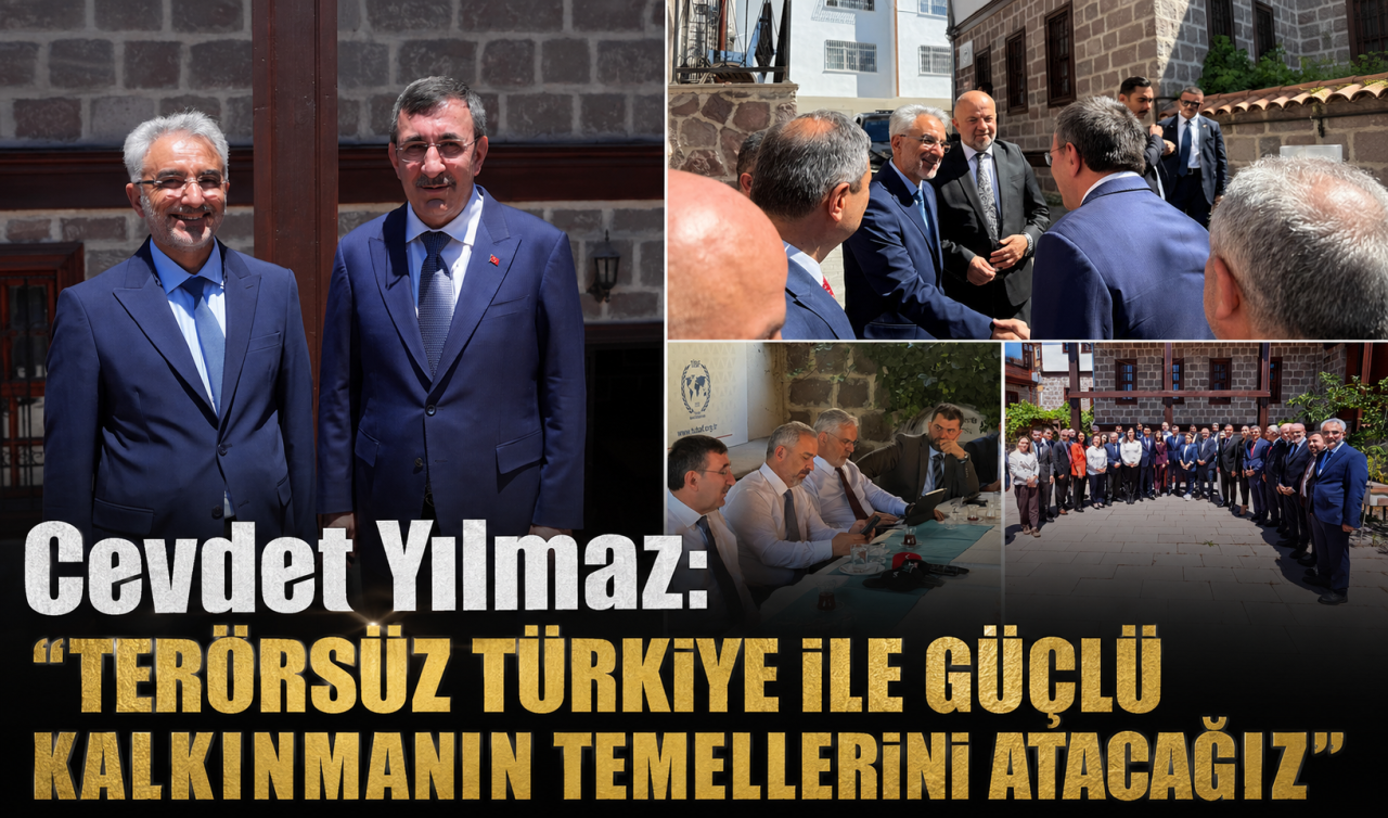 Cevdet Yılmaz: “Terörsüz Türkiye ile güçlü kalkınmanın temellerini atacağız’’