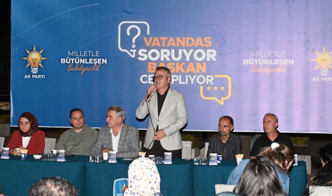 Seydişehir Belediye Başkanı Ustaoğlu vatandaşların sorularını cevapladı