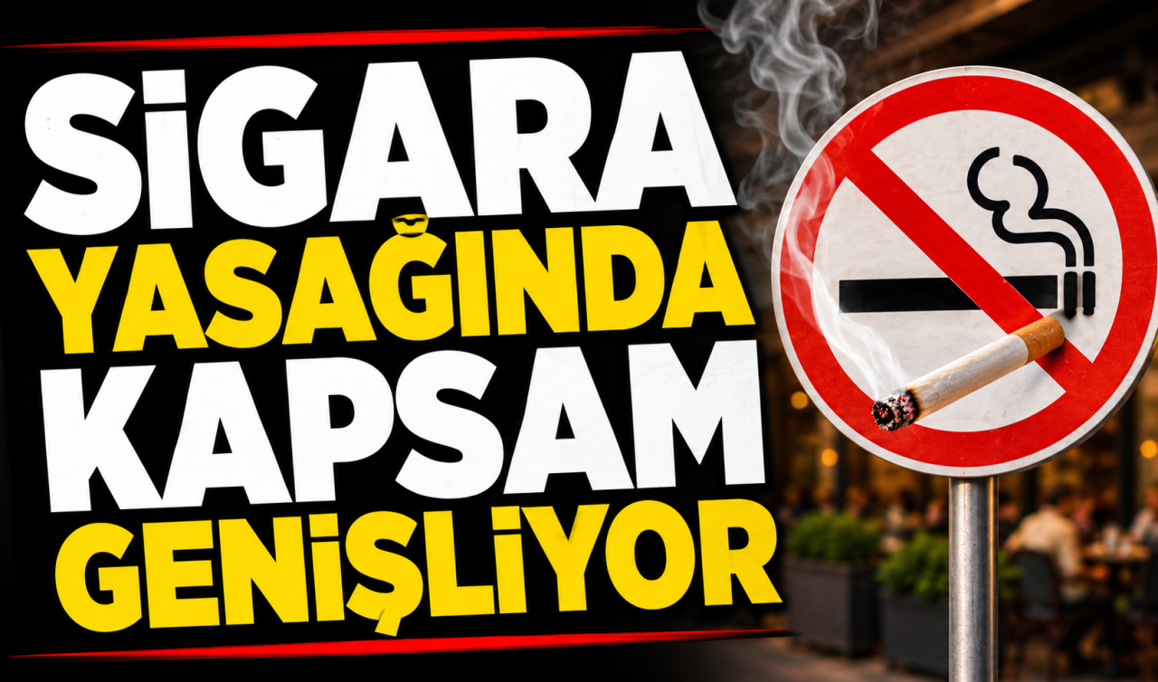 Sigara yasağında kapsam genişliyor! Bakan Memişoğlu açıkladı