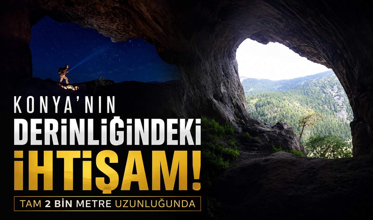 Konya’nın derinliğindeki ihtişam! Tam 2 bin metre uzunluğunda