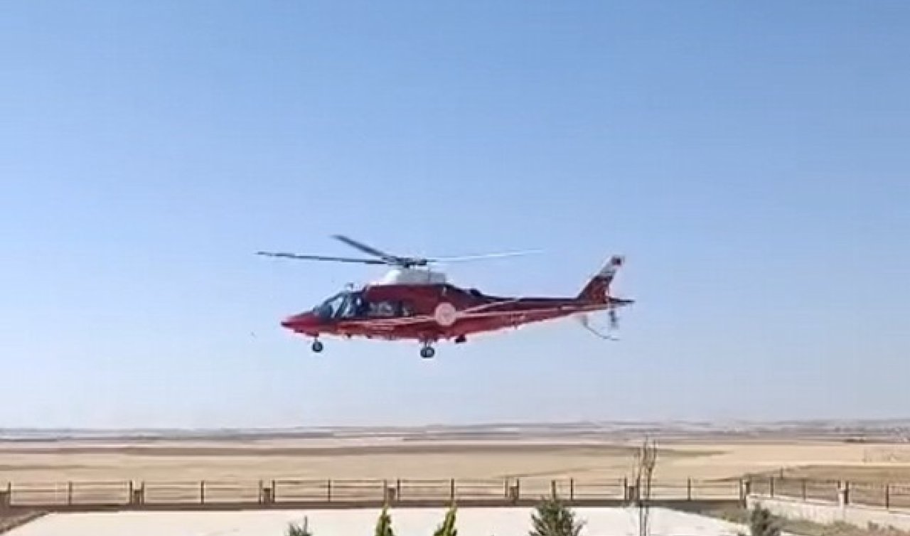 Yenidoğan bebek ambulans helikopterle Konya’ya sevk edildi