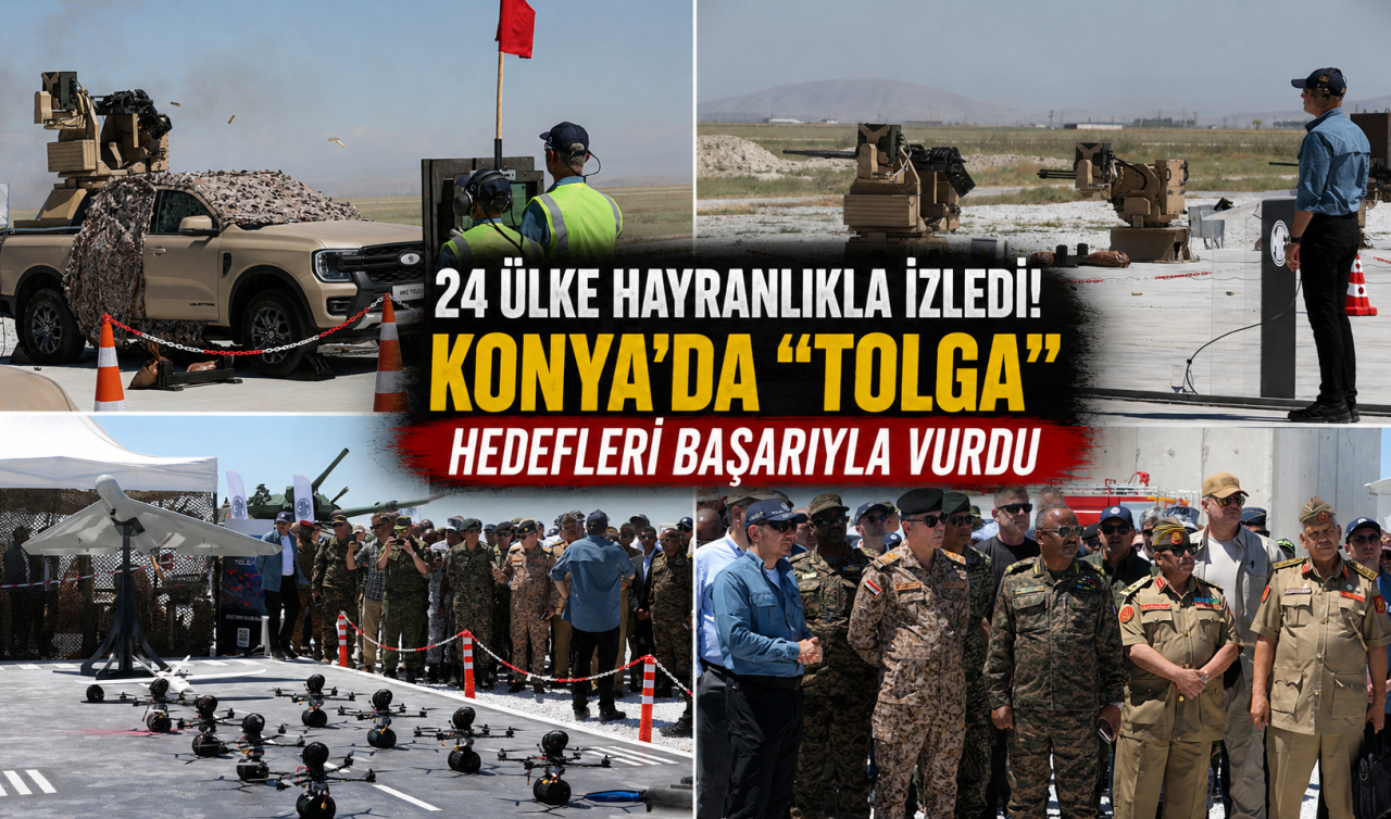 24 ülke hayranlıkla izledi! Konya’da “Tolga’’ hedefleri başarıyla vurdu