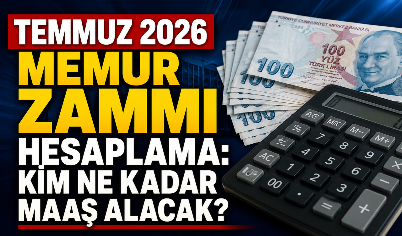 Temmuz 2026 memur zammı hesaplama: Kim ne kadar maaş alacak? 