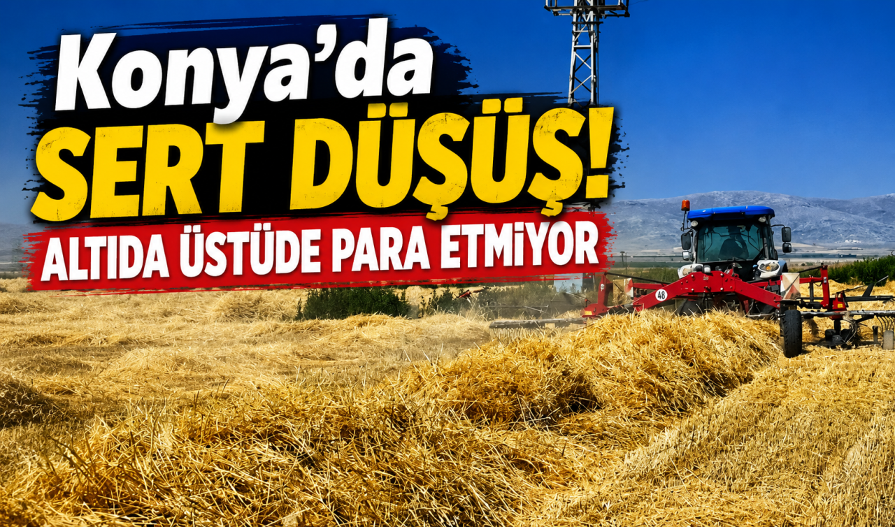 Konya’da sert düşüş! Altıda üstüde para etmiyor 