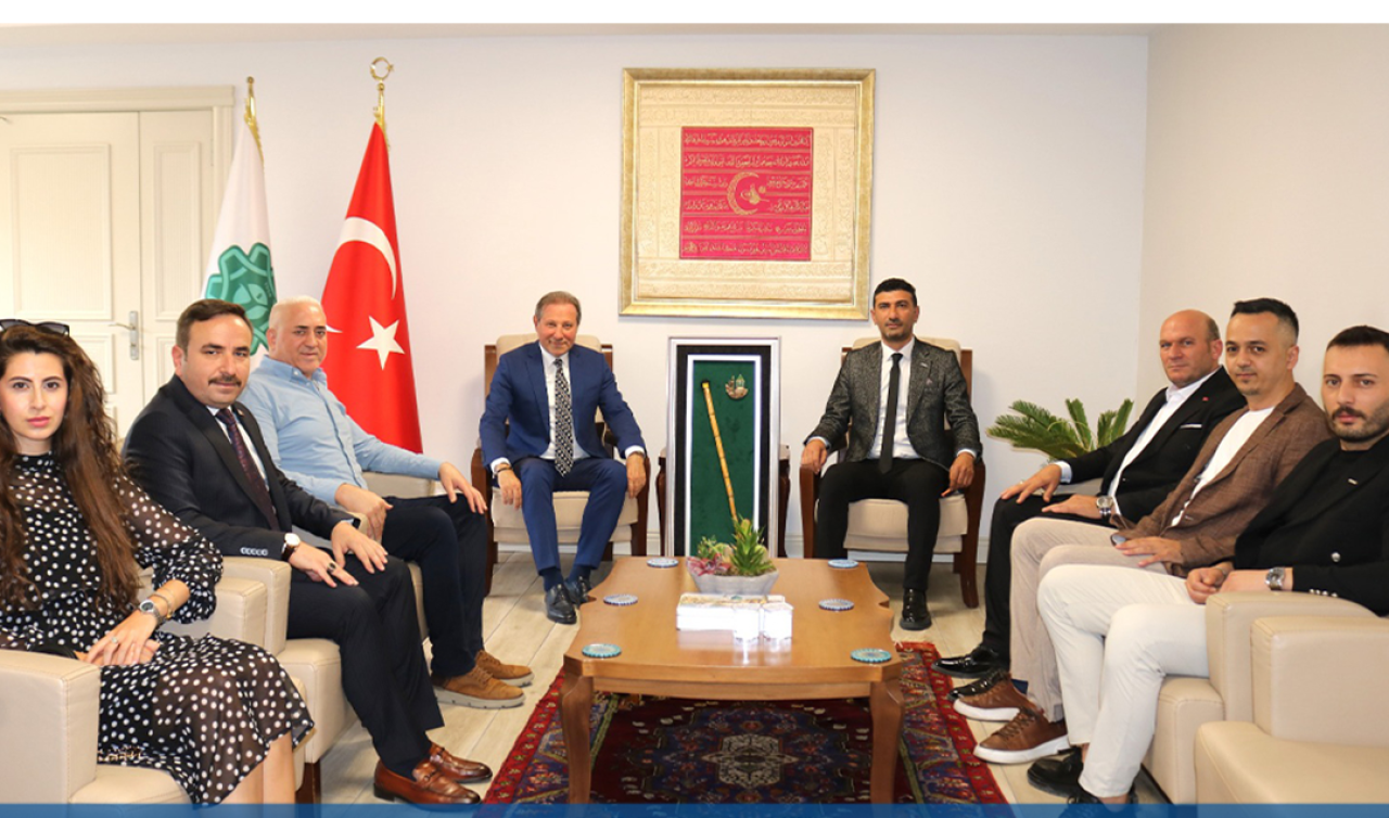 ASRİAD Konya Şubesi’nden KONESOB Başkanı Muharrem Karabacak’a hayırlı olsun ziyareti