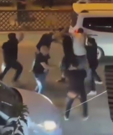 Taşlı sopalı kavga: 3’ü polis 6 yaralı 11 gözaltı