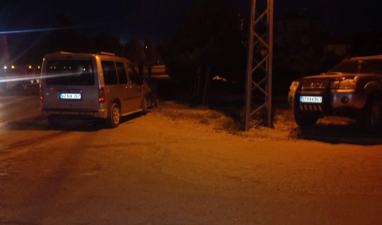 Karapınar’da 2 kamyonet çarpıştı: 2 kişi hafif yaralı 