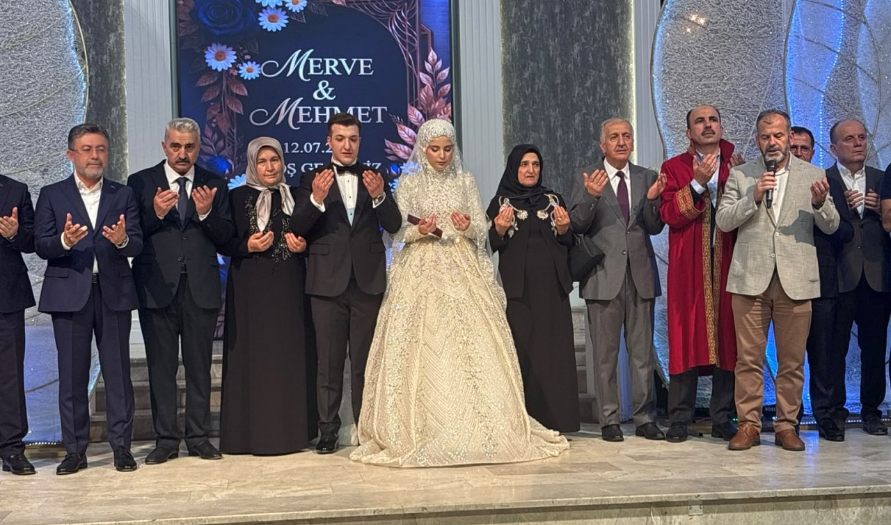 Konya Sanayi Odası Başkanı Mustafa Büyükegen’in oğlu ile Merve Taşar dünyaevine girdi