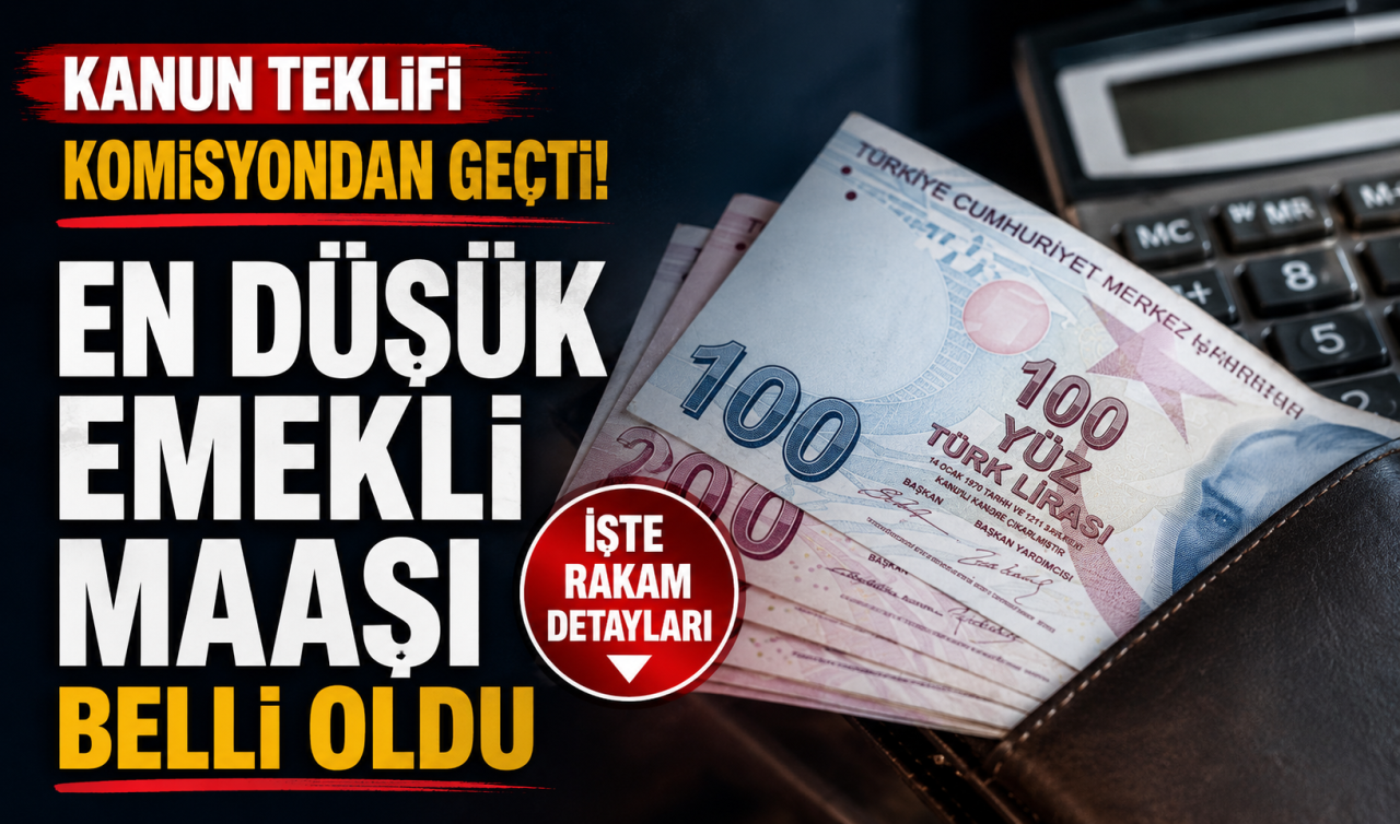 En düşük emekli aylığının artırılmasını da içeren kanun teklifi komisyondan geçti
