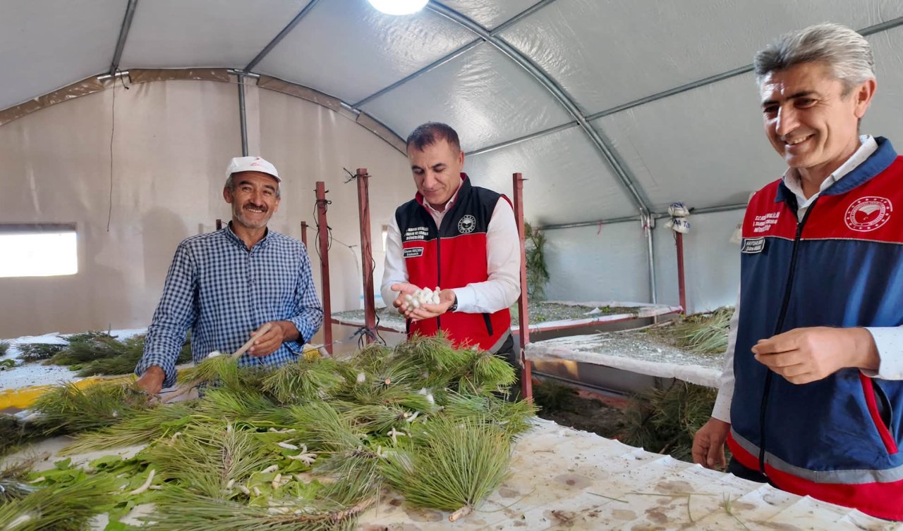 İl Müdürü Duran Seçen’den ipekböceği üreticisine ziyaret