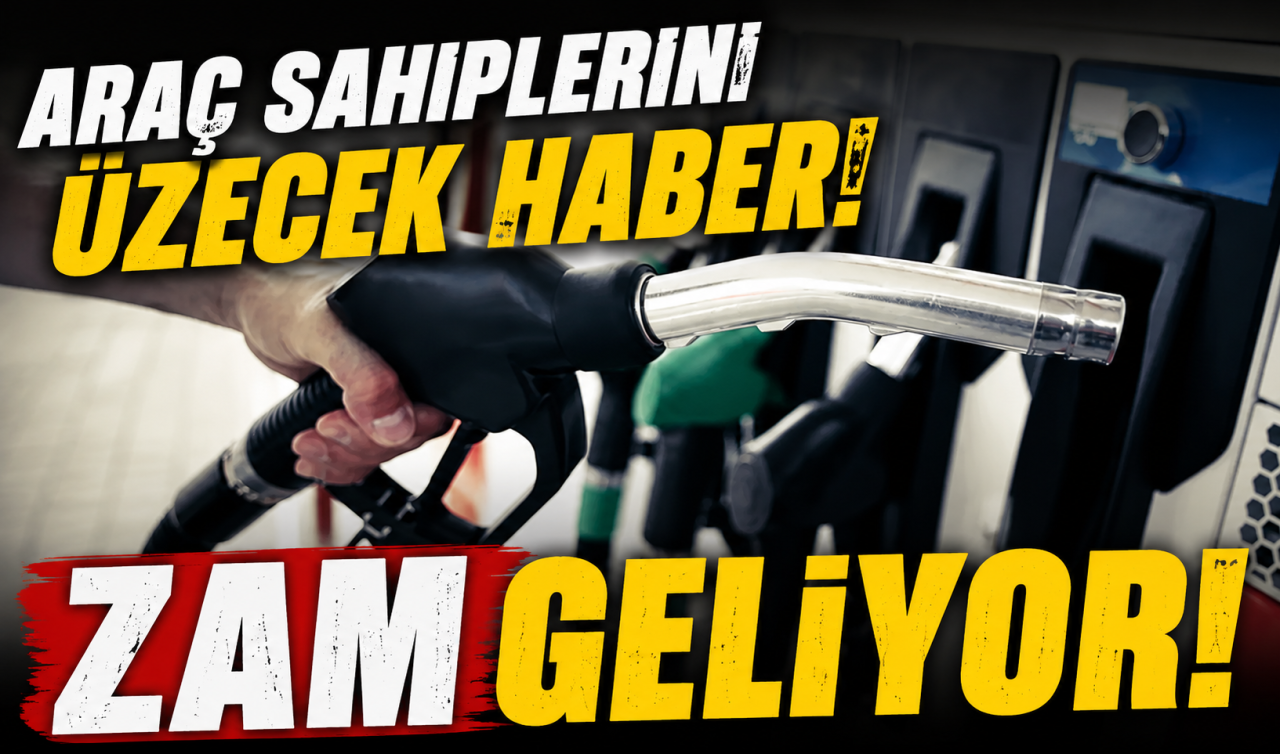 Araç sahiplerini üzecek haber! Zam geliyor