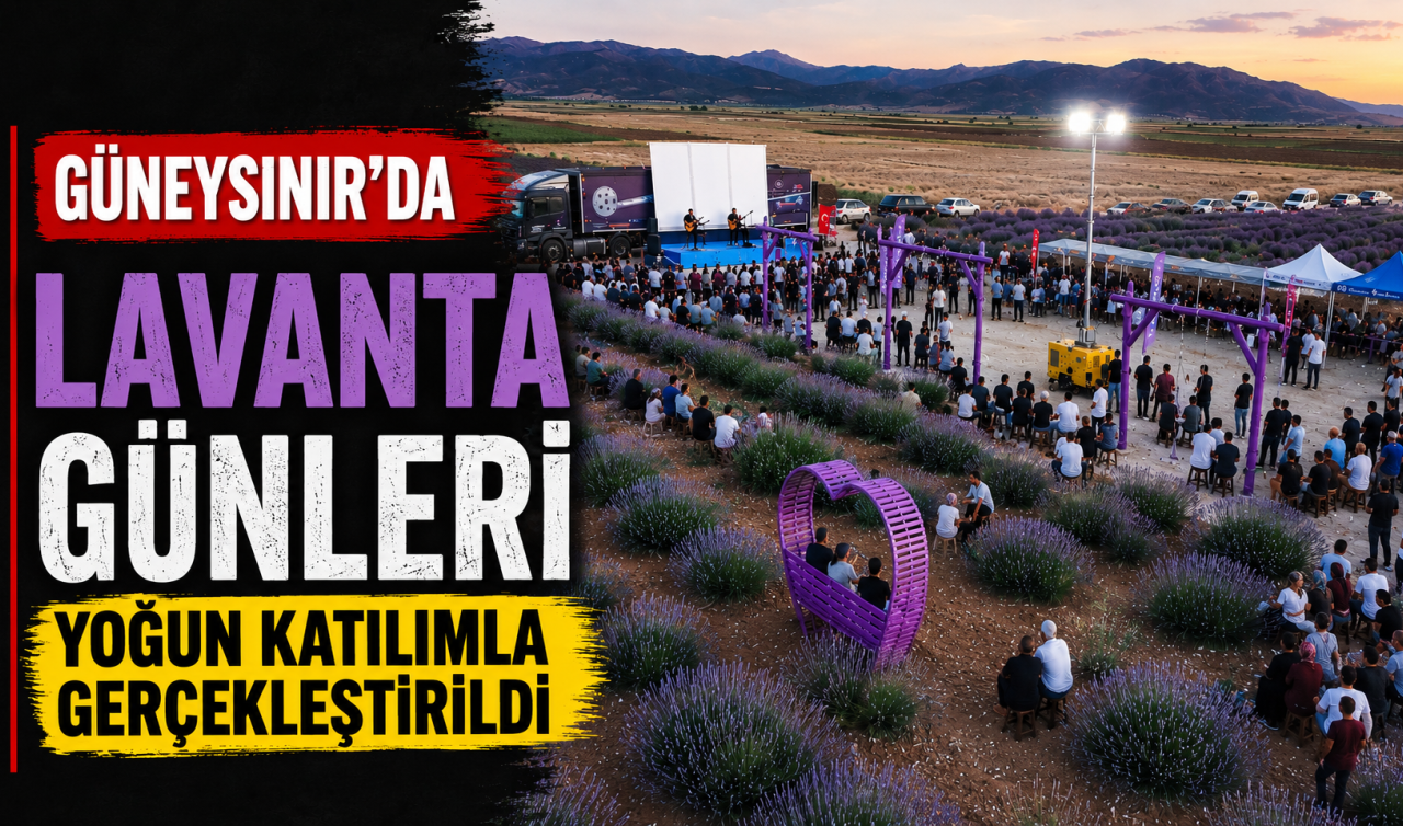 Güneysınır’da Lavanta Günleri yoğun katılımla gerçekleştirildi
