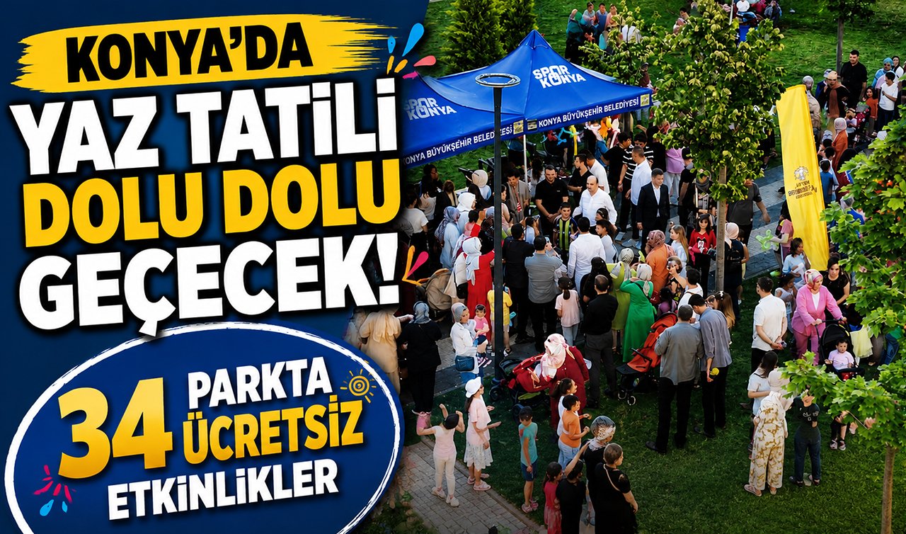 Konya’da Başkan Altay “Parklarda Şenlik Var’’ etkinliğinde çocuklarla bir araya geldi 