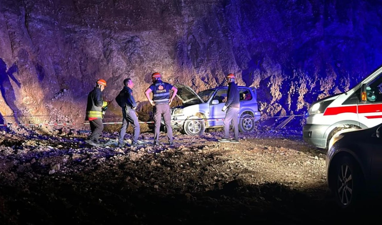 Uçuruma yuvarlanan cipteki 2 kişi öldü, 1 kişi yaralandı
